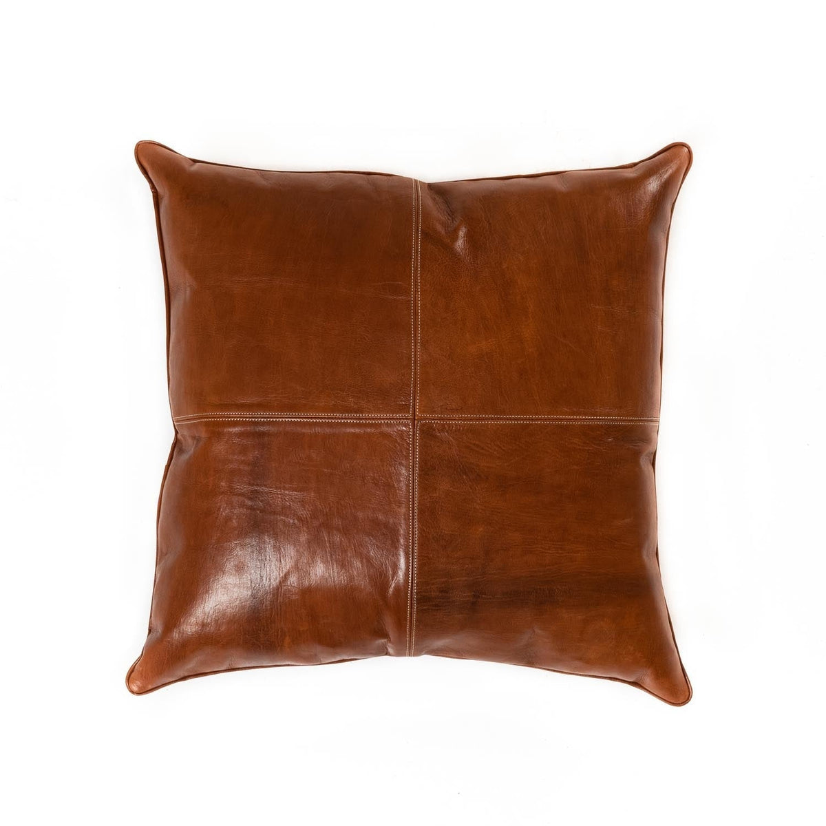 Coussin en cuir