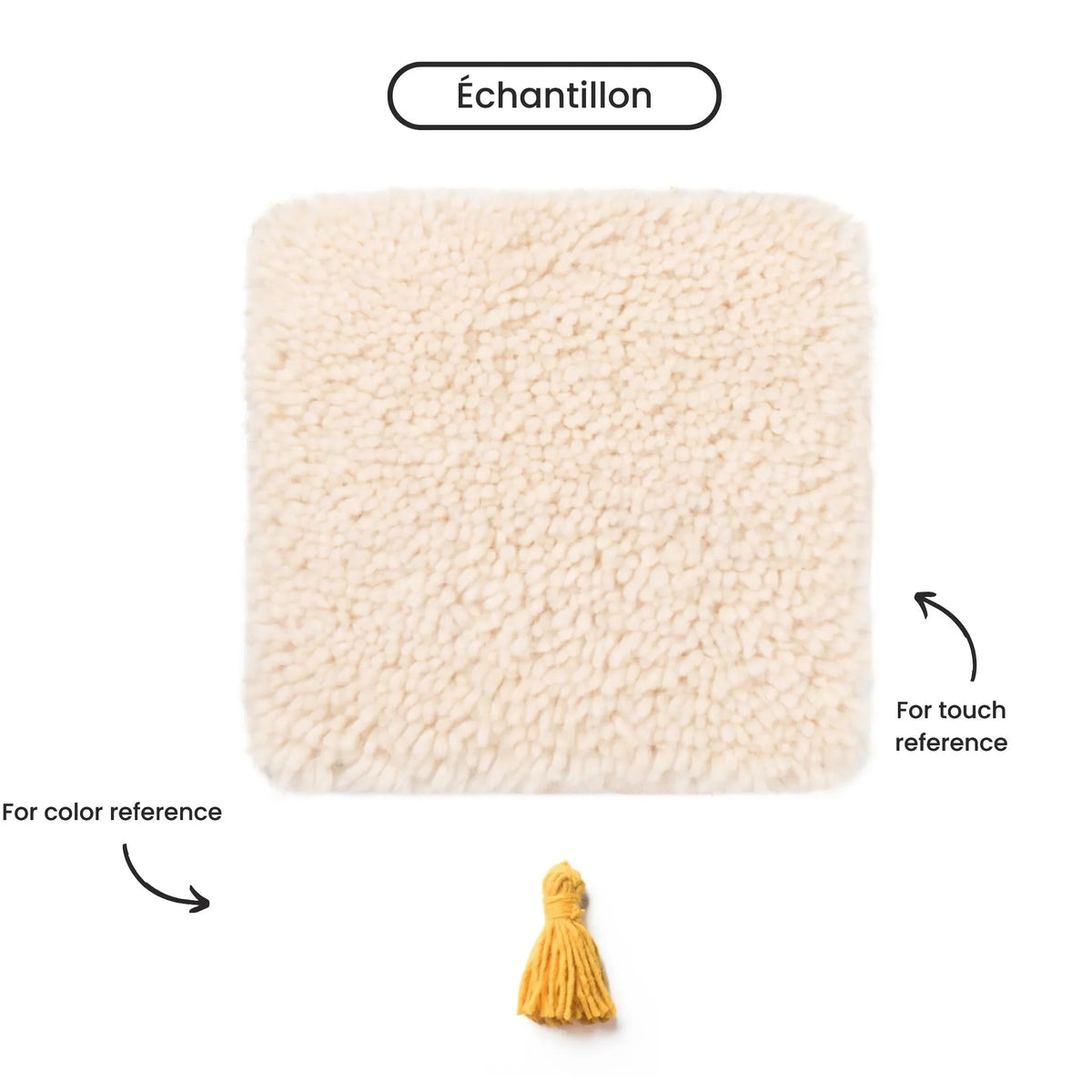 Almas Soleil Doré - Tapis Berbère shaggy